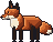 Red fox, as it appears in the game